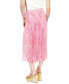 Фото #2 товара Women's Tonal-Print Pleated Midi Skirt