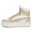 Фото #3 товара Puma Karmen Rebelle High Top Platform Womens White Sneakers Casual Shoes 3872130