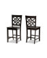 Nicolette Modern and Contemporary Transitional Wood Counter Stool Set, 2 Piece