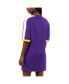 Фото #2 товара Women's Purple Los Angeles Lakers Flag Sneaker Dress