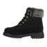 Фото #4 товара Lugz Convoy Faux Fur Lace Up Womens Black Casual Boots WCNYFD-001