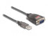 Delock 61400 - USB A - RS-232 - Black