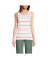 White/living coral stripe