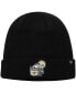 Men's Black New Orleans Saints Legacy Cuffed Knit Hat