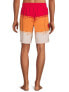 Фото #2 товара George Board Short Men's Large Red Orange Stretch Drawstring Mid-Rise 9" Inseam