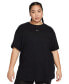 ფოტო #1 პროდუქტის Plus Size Active Sportswear Essential Women's Logo T-Shirt