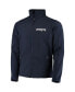 Men's Navy New England Patriots Sonoma Softshell Full-Zip Jacket