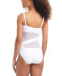 ფოტო #4 პროდუქტის Women's One-Shoulder Mesh Cutout Swimsuit, Created for Macy's