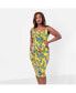 Фото #3 товара Plus Size Isla Tropical Print Bodycon Midi Dress