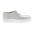 Clarks Wallabee Cup 26158153 Mens White Oxfords & Lace Ups Casual Shoes 10.5