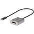 Фото #1 товара USB C to DisplayPort Adapter - 8K/4K 60Hz USB-C to DisplayPort 1.4 Adapter Dongle - USB Type-C to DP Monitor Video Converter - Works w/Thunderbolt 3 - w/12" Long Attached Cable - USB Type-C - DisplayPort output - 7680 x 4320 pixels
