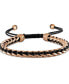 Фото #1 товара Браслет Bulova Rose Gold Tone Cord Woven Slid