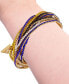 Gold-Tone 10-Pc. Set Multicolor Rhinestone Stretch Bracelet