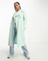 Фото #4 товара Miss Selfridge fluid duster coat in sage