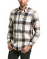 Фото #1 товара Point Zero Brush Flannel Shirt Men's White S