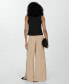 ფოტო #2 პროდუქტის Women's Wide Leg Fluid Pants