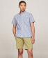 Фото #3 товара Men's Regular-Fit Candy Stripe Linen Shirt