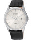 Men's Quartz Black Leather Strap Watch 39mm BI5000-01A