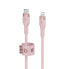 Фото #3 товара Кабель USB-C—Lightning Belkin CAA011BT1MPK 1 m Розовый
