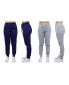 ფოტო #6 პროდუქტის Women's Loose Fit Fleece Jogger Sweatpants, Pack of 2