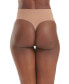 Фото #3 товара Women's Active Seamless Micro Stretch High Waist Thong Underwear 4A1H01