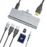 Фото #9 товара Адаптер LogiLink UA0347 - USB 3.2 Gen 1 (3.1 Gen 1) Type-C - 3.5mm, HDMI, USB 3.2 Gen 1 (3.1 Gen 1) Type-A, USB 3.2 Gen 1 (3.1 Gen 1) Type-C - MicroSD (TransFlash), SD - 5000 Mbit/s - Aluminium