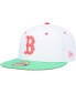 Фото #3 товара Men's White, Green Boston Red Sox 1999 MLB All-Star Game Watermelon Lolli 59FIFTY Fitted Hat