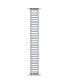 ფოტო #3 პროდუქტის Unisex Slink Silver Stainless Steel Band for Apple Watch Size-38mm,40mm,41mm