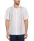 Фото #1 товара Men's Gradient-Stripe Linen Blend Chambray Shirt