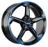 Фото #1 товара Колесный диск литой Ronal R66 jetblack-blue tinted 8.5x20 ET45 - LK5/112 ML76