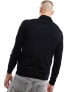 ONLY & SONS high neck jumper in black