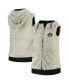 ფოტო #1 პროდუქტის Women's Silver and Black San Antonio Spurs Rant Hooded Full-Zip Vest