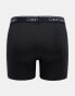 Calvin Klein 3-pack Micro Stretch boxer brief with contrast logo waistbands in black