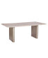 Фото #1 товара Live Edge Premium White Washed Dining Table