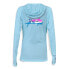 Фото #1 товара SCALES Mahi Slam Womens Hooded Performance Shirt Hoodie