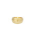 Фото #1 товара Gold Plated Dome Ring