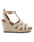 Фото #2 товара Women's Malera Open Toe Ankle Strap Wedge Sandals