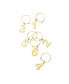 Фото #1 товара Plated Wine Charms, Set of 6