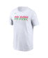 Фото #2 товара Men's White San Diego Padres City Connect Wordmark T-shirt