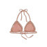 Juniors' Crochet Triangle Bikini Top - Xhilaration™ Light Pink size M (4-6)