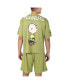 ფოტო #2 პროდუქტის Men's Olive Peanuts Snoopy Mesh Jersey