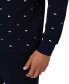 ფოტო #5 პროდუქტის Men's All Over Croc Print Long-Sleeve Sleep T-Shirt