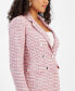 Фото #3 товара Women's Tweed One-Button Blazer, Created for Macy's