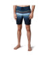 ფოტო #1 პროდუქტის Men's Diamond Plate Stripe Surf Swim Short