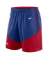 Men's Royal, Red New York Giants Primary Lockup Performance Shorts