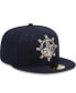 Фото #4 товара Men's Navy Lake County Captains Marvel x Minor League 59FIFTY Fitted Hat