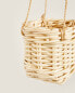 Rattan balloon screen ceiling lamp