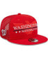 ფოტო #1 პროდუქტის Men's Red Washington Nationals Patriot Trucker 9FIFTY Snapback Hat