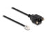 Delock Kabel RJ10 Stecker zu Buchse zum Einbau 30 cm schwarz - Cable