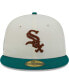 Фото #2 товара Men's White Chicago White Sox Cooperstown Collection Camp 59FIFTY Fitted Hat